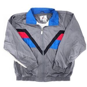 90s color block windbreaker jacket 1990s vintage